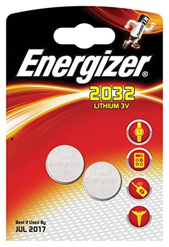 Energizer Pilas CR2032 (Paquete de 2) - Baterías de Botón 3V Litio - para AirTag, Llaves remotas, Dispositivos domésticos, Deportivos y médicos - Embalaje Seguro - 10 años de Almacenamiento