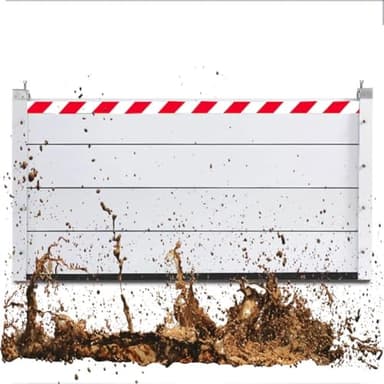 Barrera contra Inundaciones Paneles De Sellado contra Inundaciones para Hogar Muros contra Inundaciones Compuertas Anti Inundaciones(Indoor,89 * 40cm)