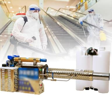 Nebulizador térmico Pulse-Jet, máquina nebulizadora térmica portátil de 15 l, mejora eficazmente eficiencia del trabajo y reduce los costos laborales, para desinfección en interiores y exteriores 120