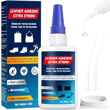 Pegamento Zapatos Super Glue - 30g Pegamento Fuerte Zapatos Extrafuerte, Shoe Glue Zapatero para Todo Tipo de Zapatos, Cuero