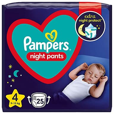 Pampers Pantalones De Noche Pañales De Pañal, 4