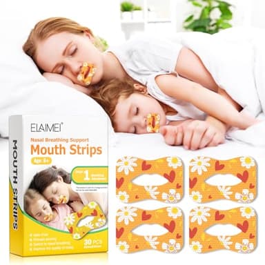 Cinta Bucal para Dormir, Tiras Bucales Antirronquidos, Tiras para Dormir Antirronquidos, Cintas Anti Ronquidos, Mejora La Calidad Del SueñO Y Reduce La RespiracióN Por La Boca Y Los Ronquidos