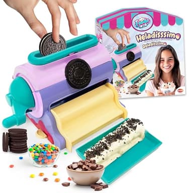 Bizak Heladisssimo, máquina para hacer helados, con accesorio rallador para toppings, helados cremosos, no incluye comida, (35005071)