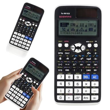 Hojalis FX-991EX Calculadora científica, calculadora científica de 552 funciones, calculadora de pantalla escrita de 10+2 dígitos, calculadoras portátiles para estudiantes, profesores, negocios