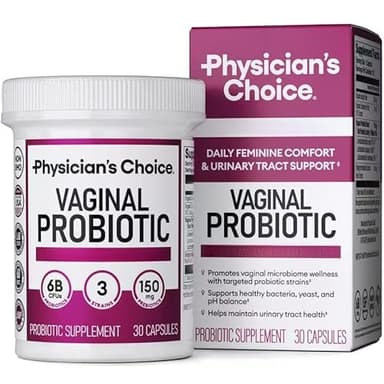 La elección de los médicos de los probióticos vaginales de las mujeres: equilibrio de pH, control de olor, equilibrio de levadura, hongo vaginal y salud de las mujeres,3pcs