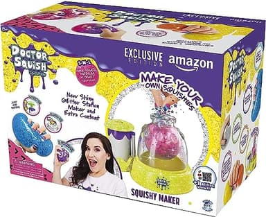 Doctor Squish – La fábrica de Squish – CREA Tus Bolas antiestrés – Slime – A Partir de 4 años – Multicolor